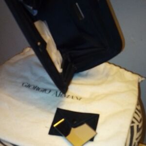 Giorgio Armani Elegant Black Clutch